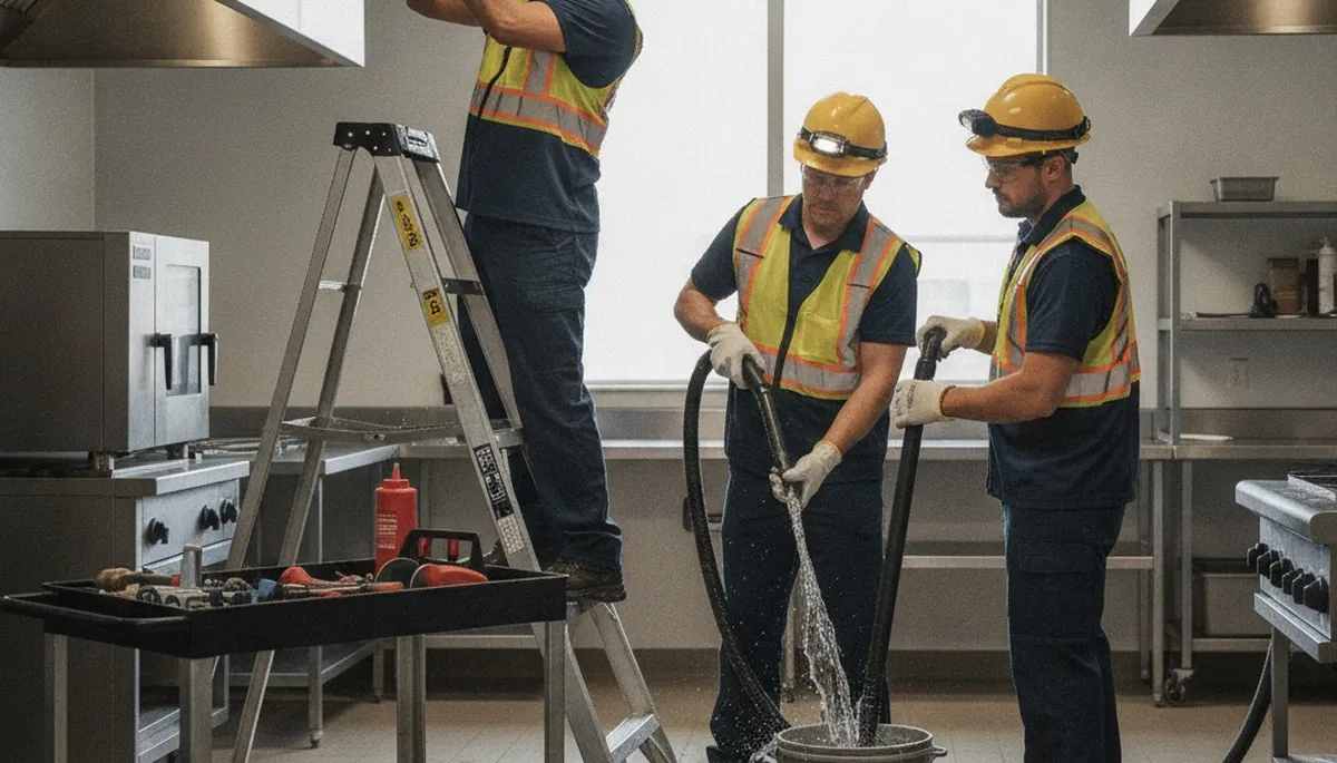 Emergency plumber servicing burst pipe repair in Vancouver, WA