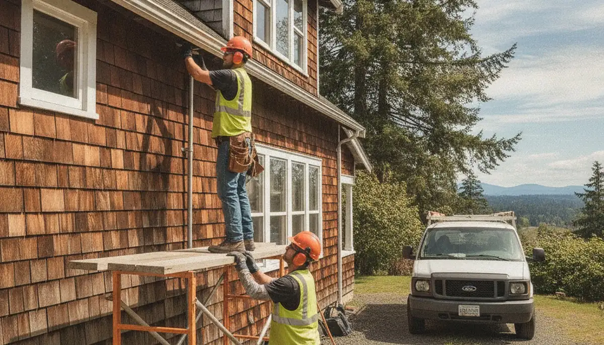 Plumber servicing a Vancouver, WA home for plumbing repair and leak repair solutions