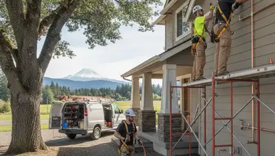 Plumber repairing a leak in Vancouver, WA for plumbing repair service