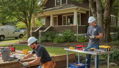 Plumber repairing a plumbing system in Vancouver, WA for residential service needs