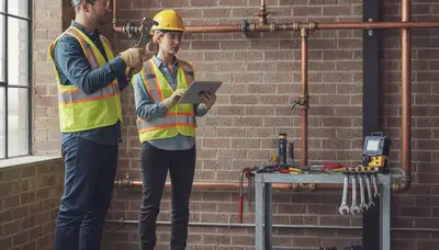 Plumber repairing a home pipe in Vancouver, WA for fast plumbing repair service