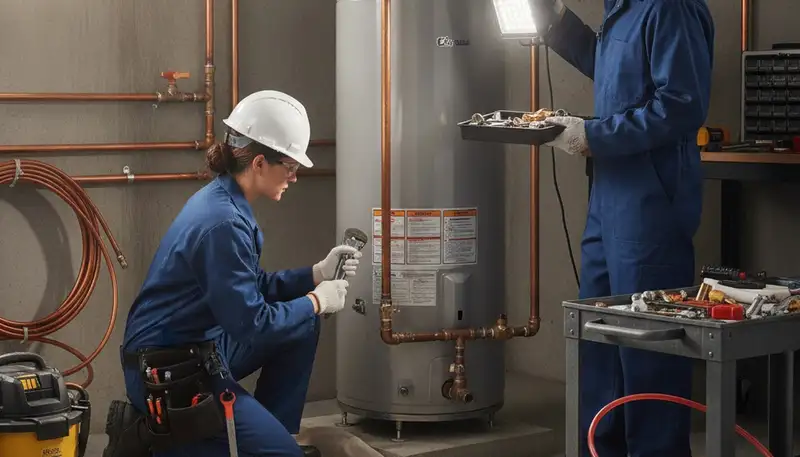 Plumber repairing a home pipe in Vancouver, WA for reliable plumbing repair services