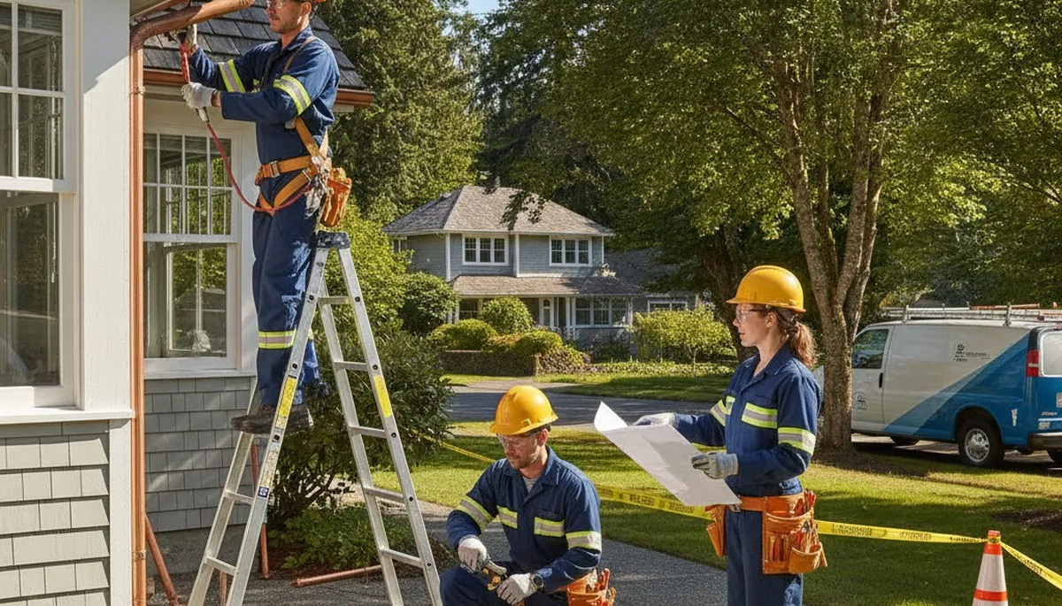 Plumber providing plumbing repair service in Vancouver, WA for residential and commercial customers